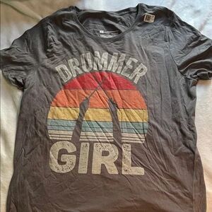 Drummer Girl Drumsticks T-Shirt (Women’s 3X)